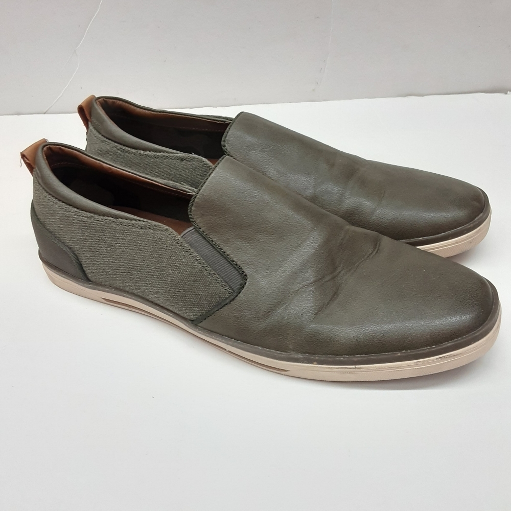 Call It Spring Men's Green Slip On Loafers Shoes Sneakers Size 10.5